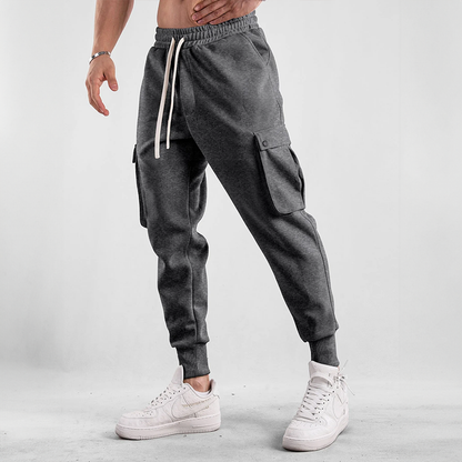 Beuger | Bequeme Cargo-Jogginghose für Herren mit Taschen
