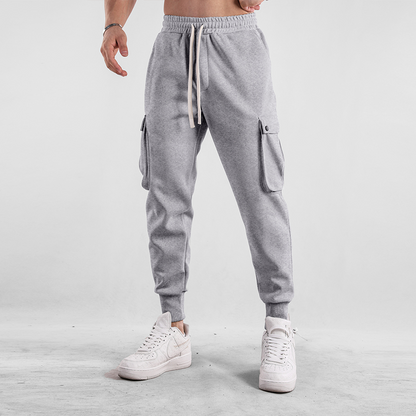 Beuger | Bequeme Cargo-Jogginghose für Herren mit Taschen