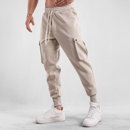 Beuger | Bequeme Cargo-Jogginghose für Herren mit Taschen