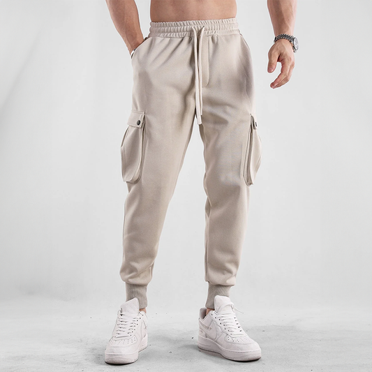 Beuger | Bequeme Cargo-Jogginghose für Herren mit Taschen