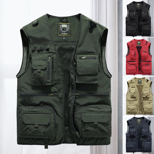 Froselle | Vielseitige Taktische Outdoor-Weste für Herren – Robustes Design für Abenteuer und Freizeit