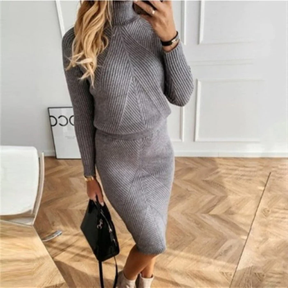 Maxwear | Gemütliches Pullover-Strickkleid