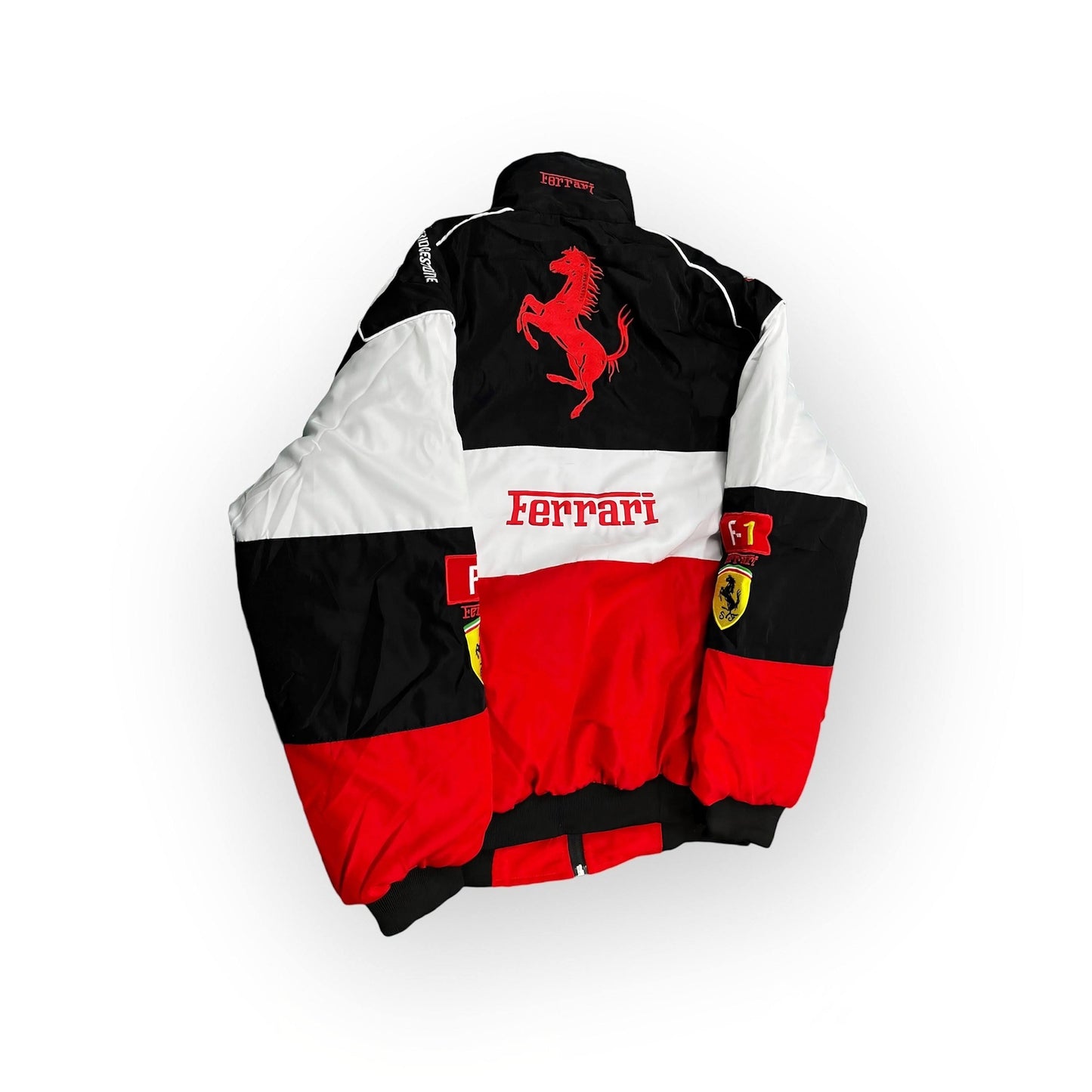 Comfry | Unisex Vintage Rennjacke im Ferrari-Stil