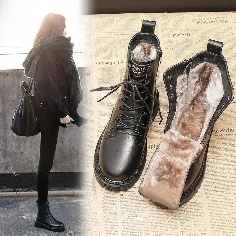 Lina | Damen Lederstiefel für den Winter