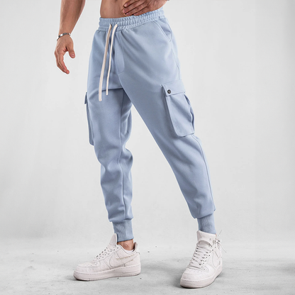 Beuger | Bequeme Cargo-Jogginghose für Herren mit Taschen