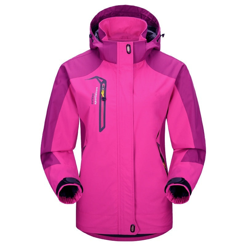 Vavone | Wasserdicht Abenteuer-Ready Lila Wandern Jacke