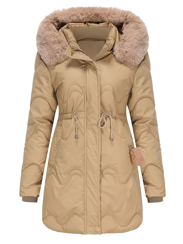 ChillShield | Elegante, gefütterte Winterjacke für Damen – Perfekte Wärme und Stil für die kalte Saison