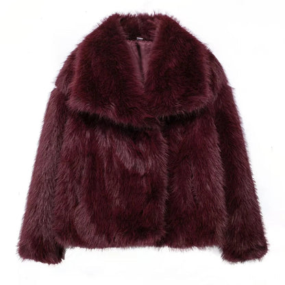 FurNest | Damen-Kunstpelz-Jacke