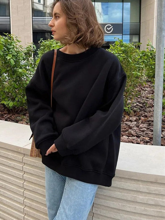 Radianta | Oversized Basic-Pullover für entspannten Komfort und Stil