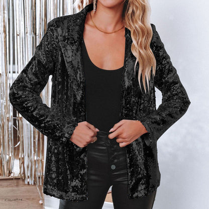 Sequintique | Glamouröser Blazer mit funkelnden Pailletten
