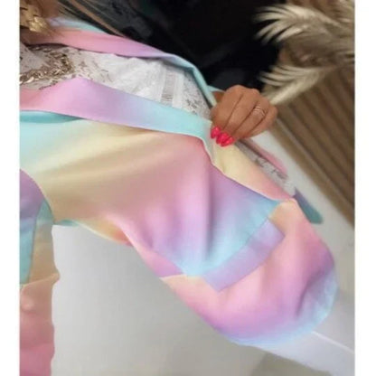 Aura | Chic Tie-Dye Blazer für Frau