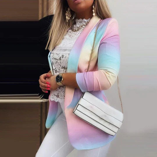 Aura | Chic Tie-Dye Blazer für Frau